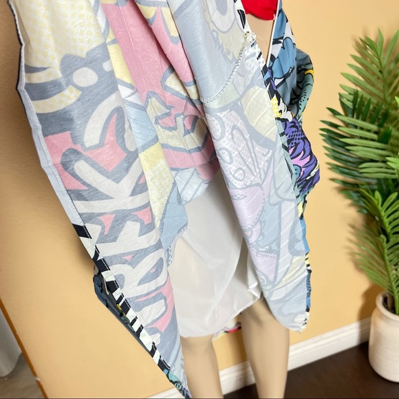 Elmo cartoon print pleated high waist skirt size XL - Picture 8 of 8